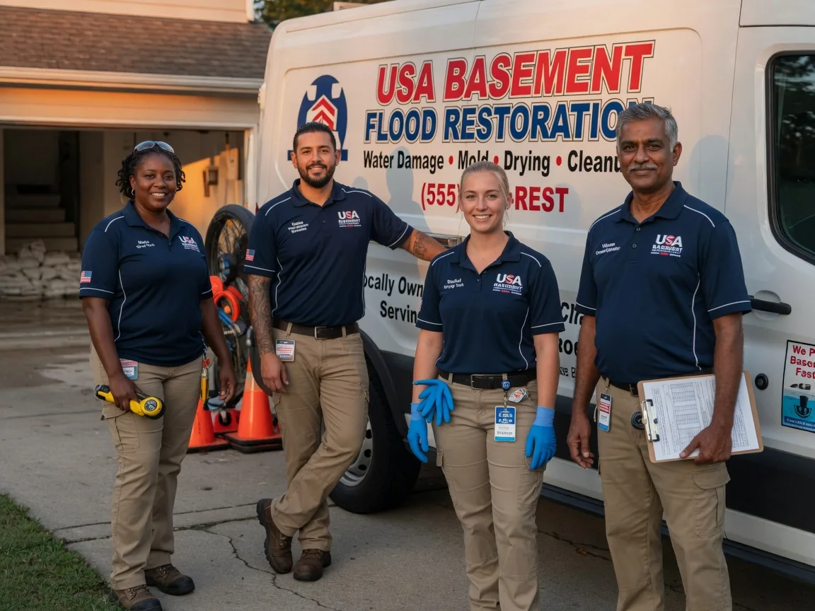 Basement Flood Cleanup company in Wales, WI