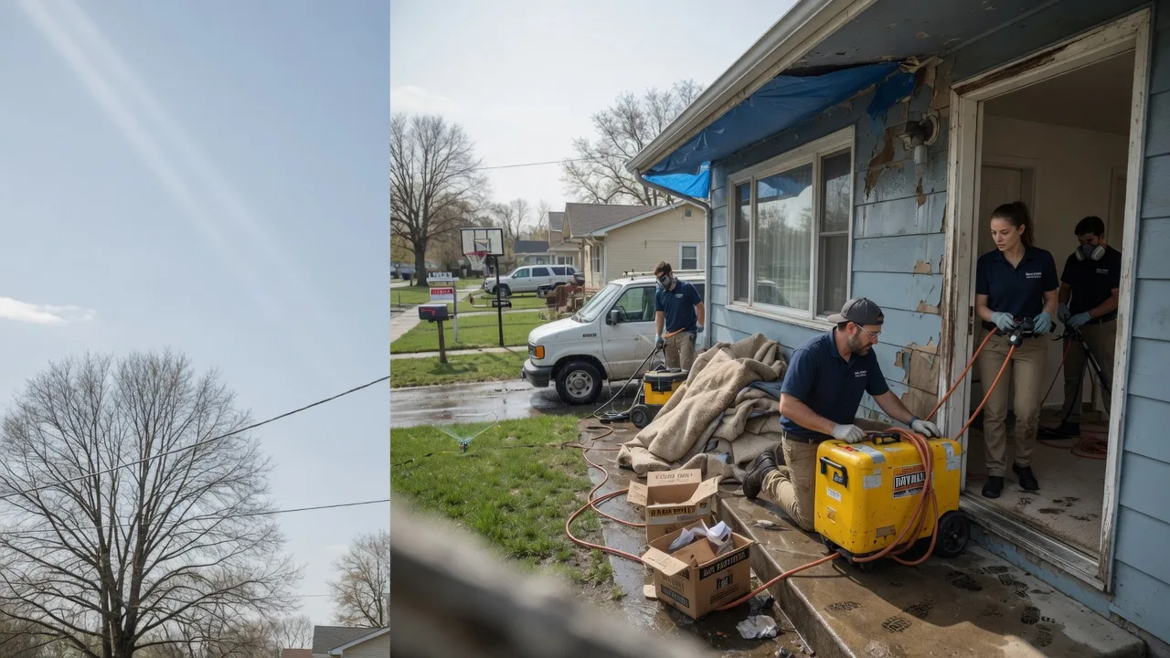 Basement Flood Cleanup in Wales, WI near me